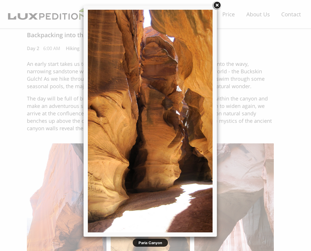 Full-sized images load in modal window for desktop and tablet users