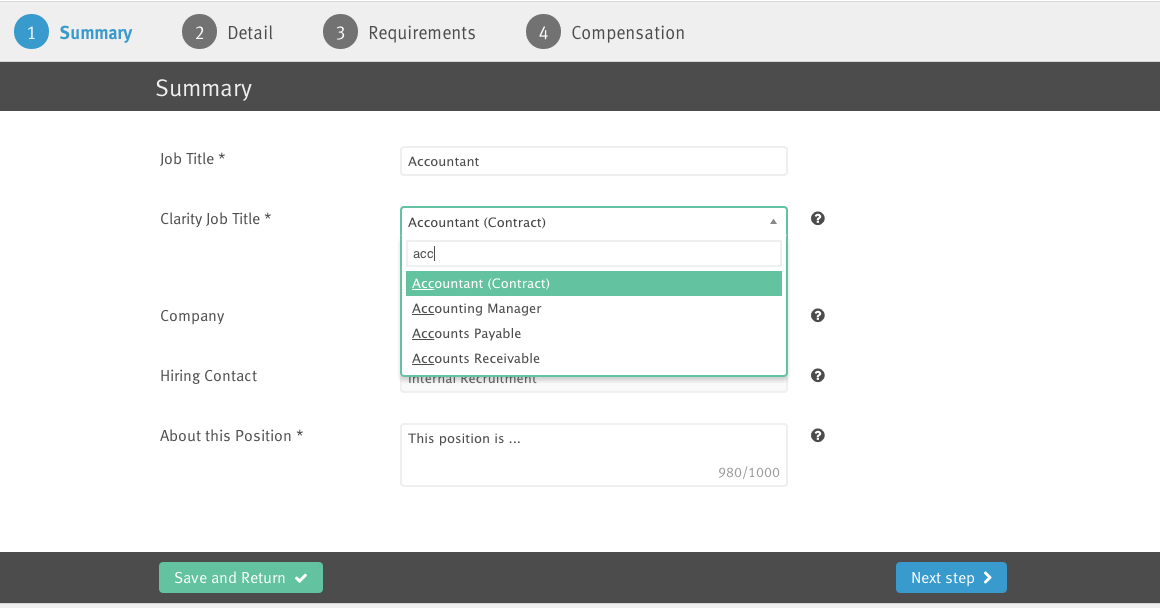 Forms were designed with the power user in mind, allowing tech savvy staff to quickly fill out forms with keyboard-friendly inputs.