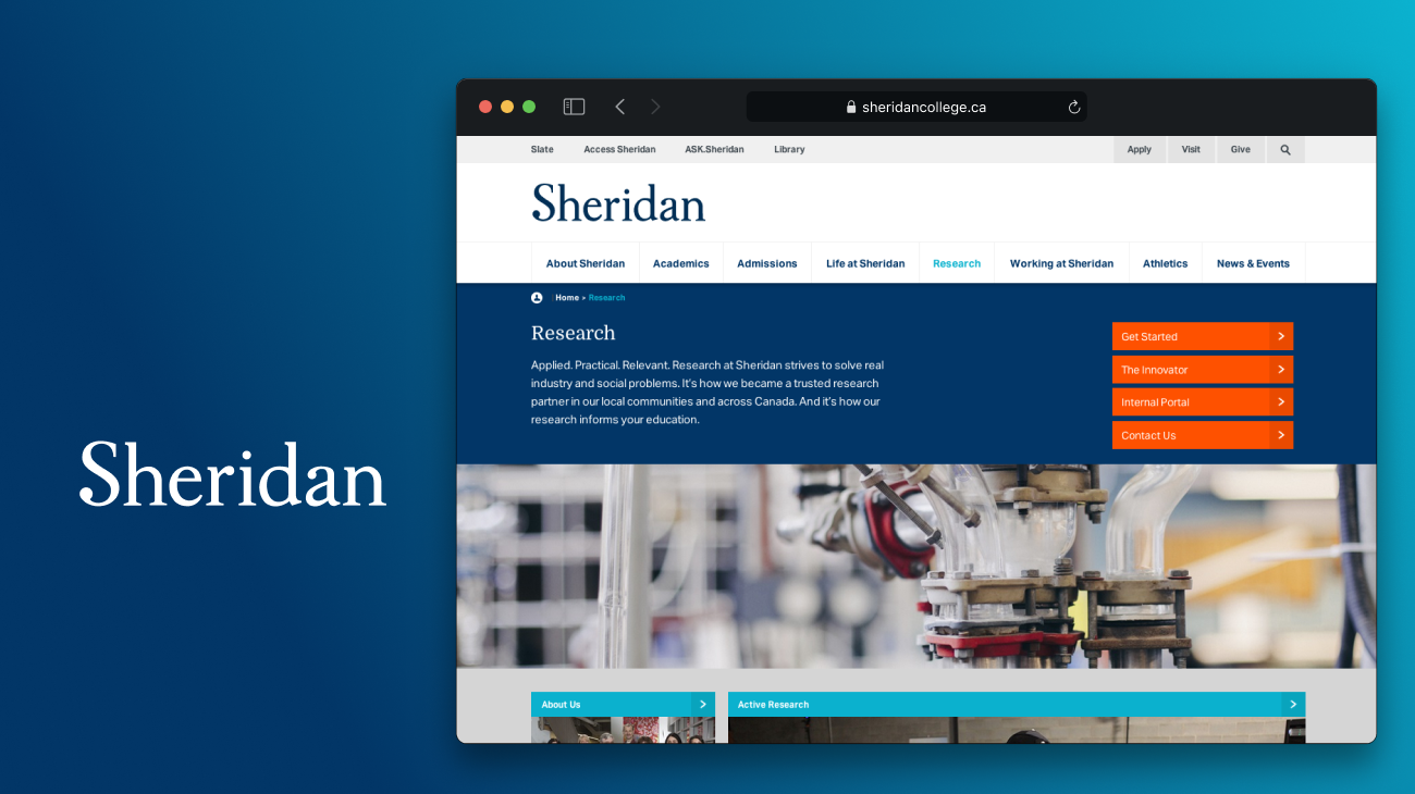 Sheridan College redesign project