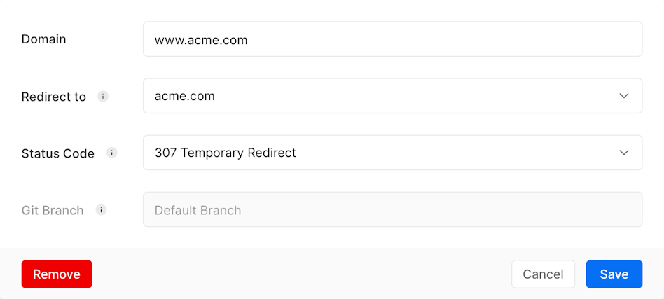 Domain redirect. | Tags: page, text