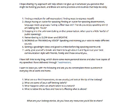 Corporate Reflective Writing