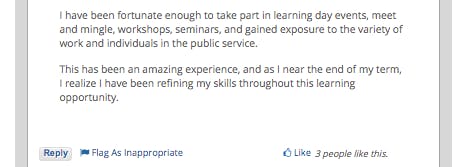 Corporate Reflective Writing