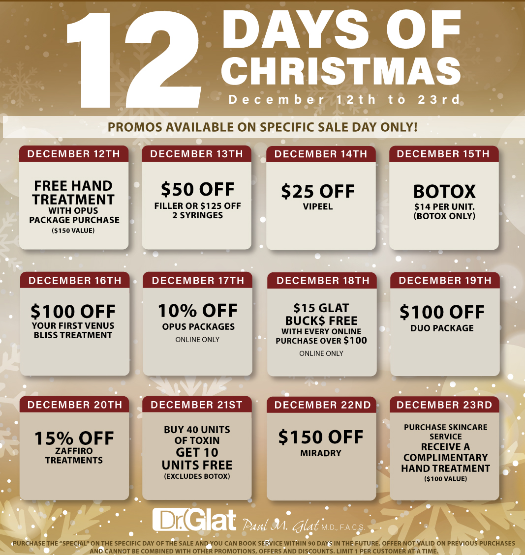 Current Specials Dr. Paul Glat