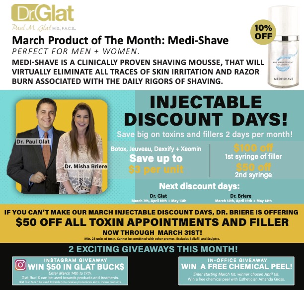 Current Specials Dr. Paul Glat