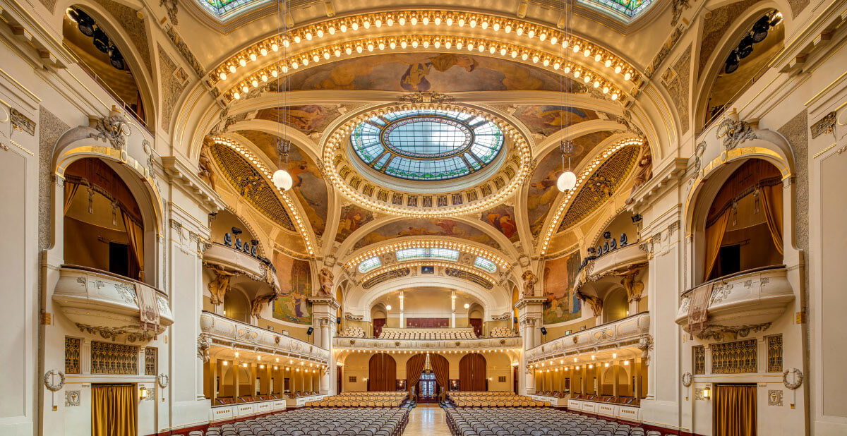 Smetanova síň - Obecní dům - koncertní sál - Colosseum ticket - Online prodej vstupenek na koncerty klasické hudby