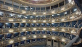 Stavovské divadlo - interiér budovy - hlediště - celé. Stavovské divadlo je jedna z divadelních budov, které patří pod Národní divadlo.