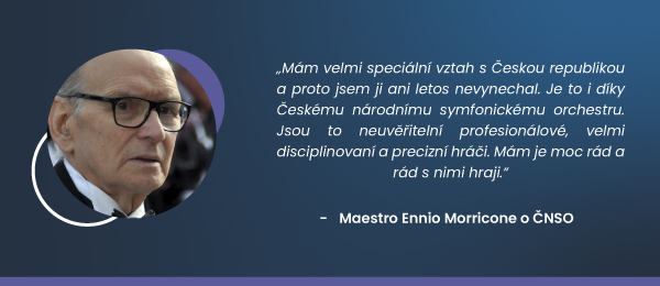 Citát - Spolupráce Ennia Morriconeho a České národního symfonického orchestru