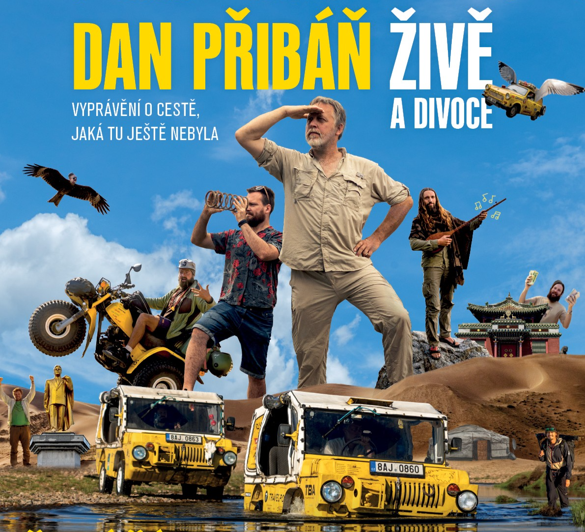 Žlutá žába pluje do Mongolska