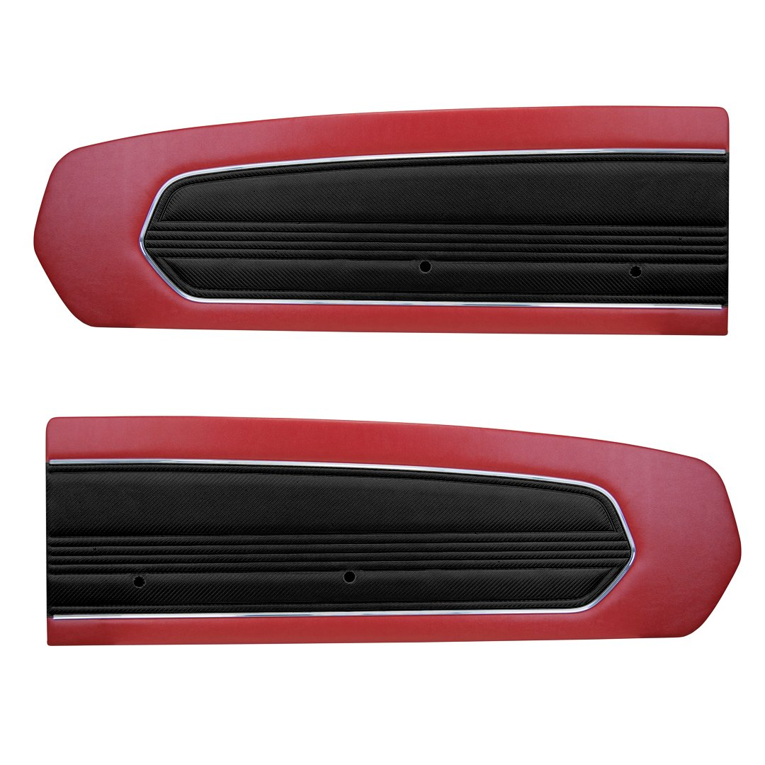 67-mustang-standard-door-panels--2-tone-red-black-carbon.jpg