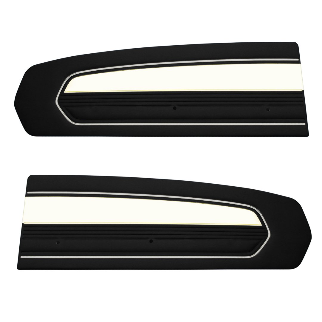 1967 mustang on sale deluxe door panels