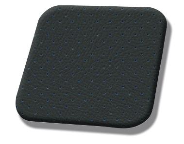 #5002 Black / Blue Perforated