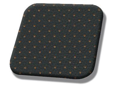 #5006 Black / Orange Perforated