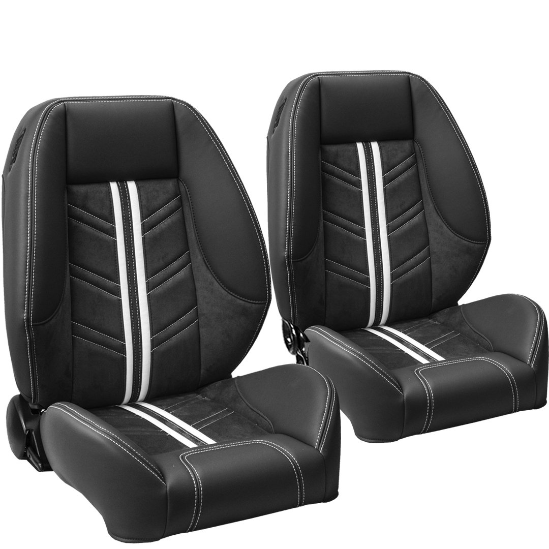 TMI Pro-Classic Truck Seats, Universal Sport R, Low Back Bucket, Pair:  Classic Car Interior