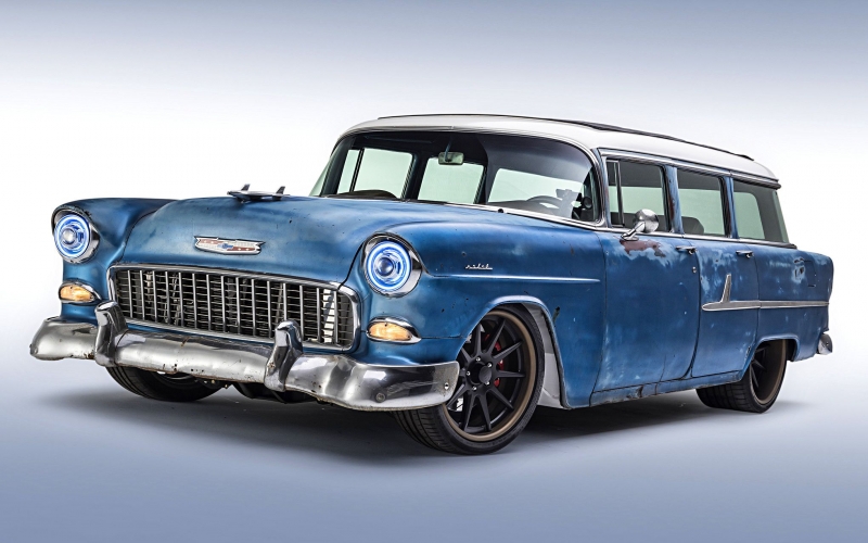 Custom Patina Paint! 1955 Chevrolet 210