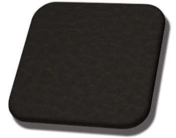 #6525 Charcoal Black Vinyl - Black Suede - Grey Stitch