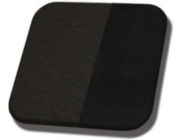 #2295-99 Black Madrid Vinyl - Black Suede