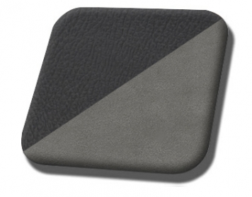 #6042-7042 Dark Charcoal Vinyl - Medium Graphite Suede