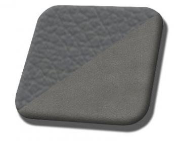 #985-7042 Grey Vinyl - Medium Graphite Suede