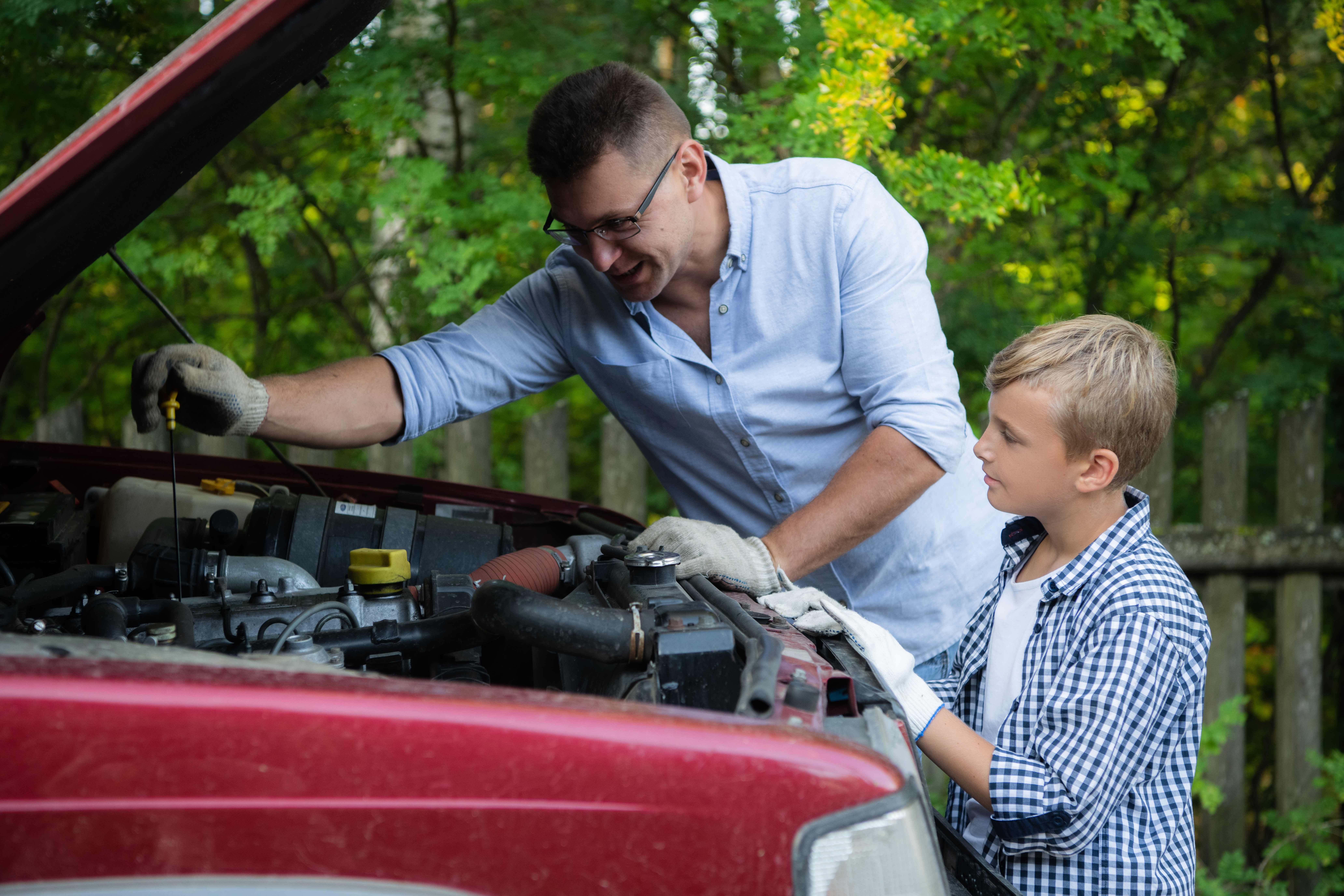 father son mecahincal repair 