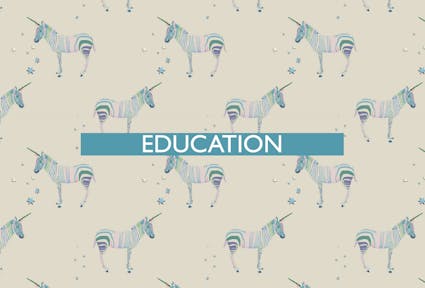 Unicorn pattern background