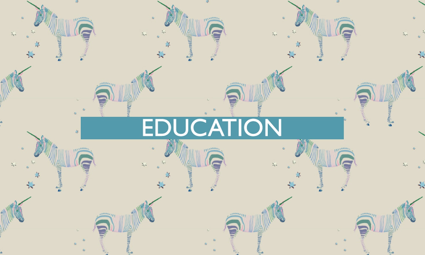 Unicorn pattern background