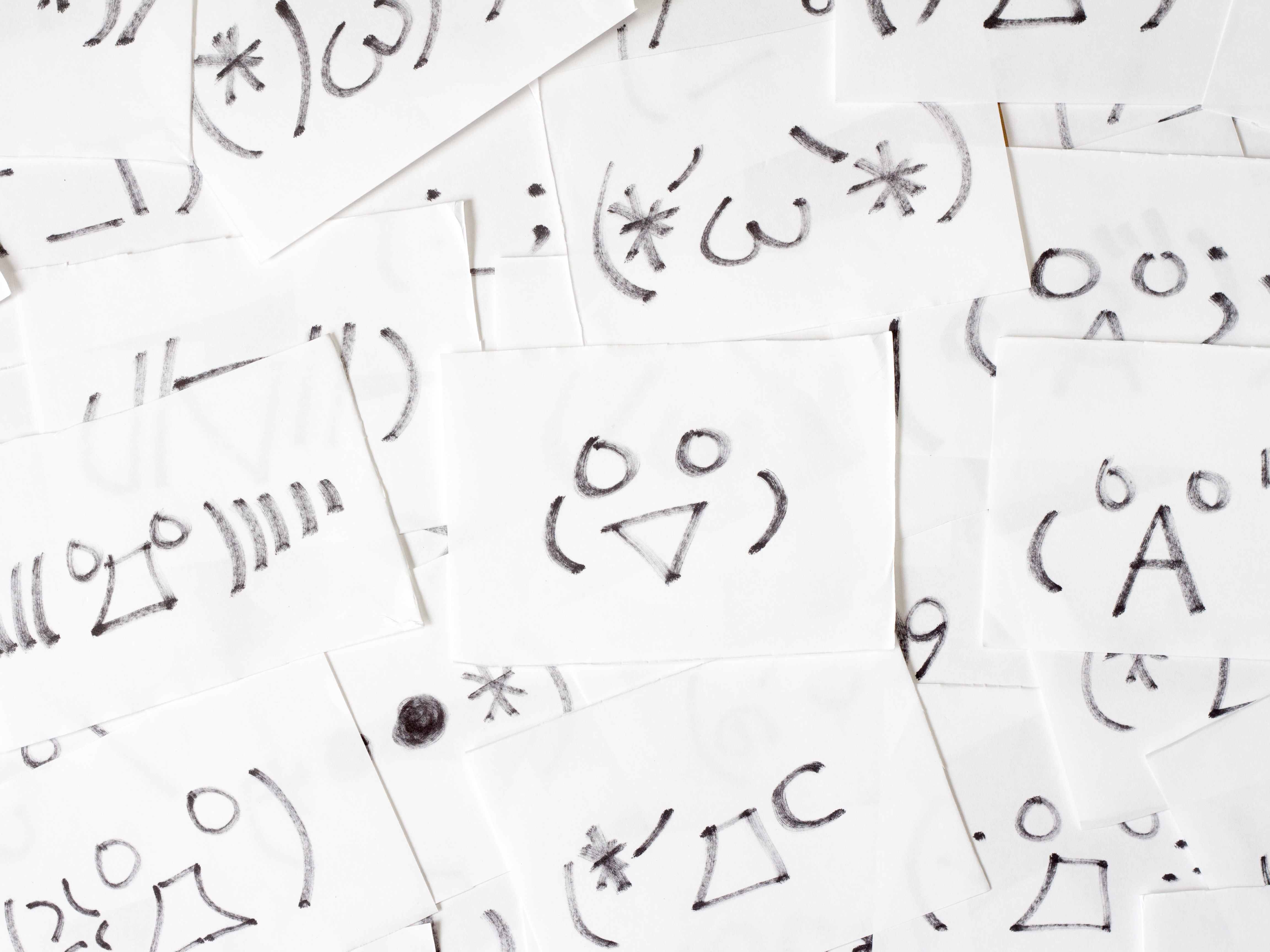Mit den Emojis kehren wir zu den Ursprüngen der Schrift zurück 