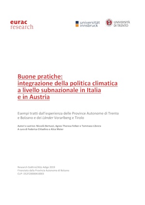 Buone pratiche: integrazione della politica climatica a livello subnazionale in Italia e in Austria