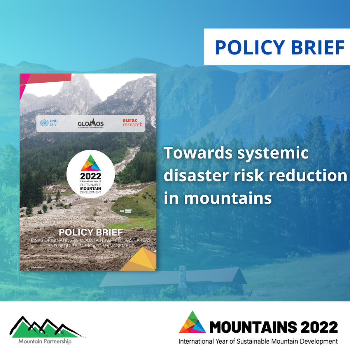 Launch Policy Brief “Towards systemic disaster risk reduction in ...