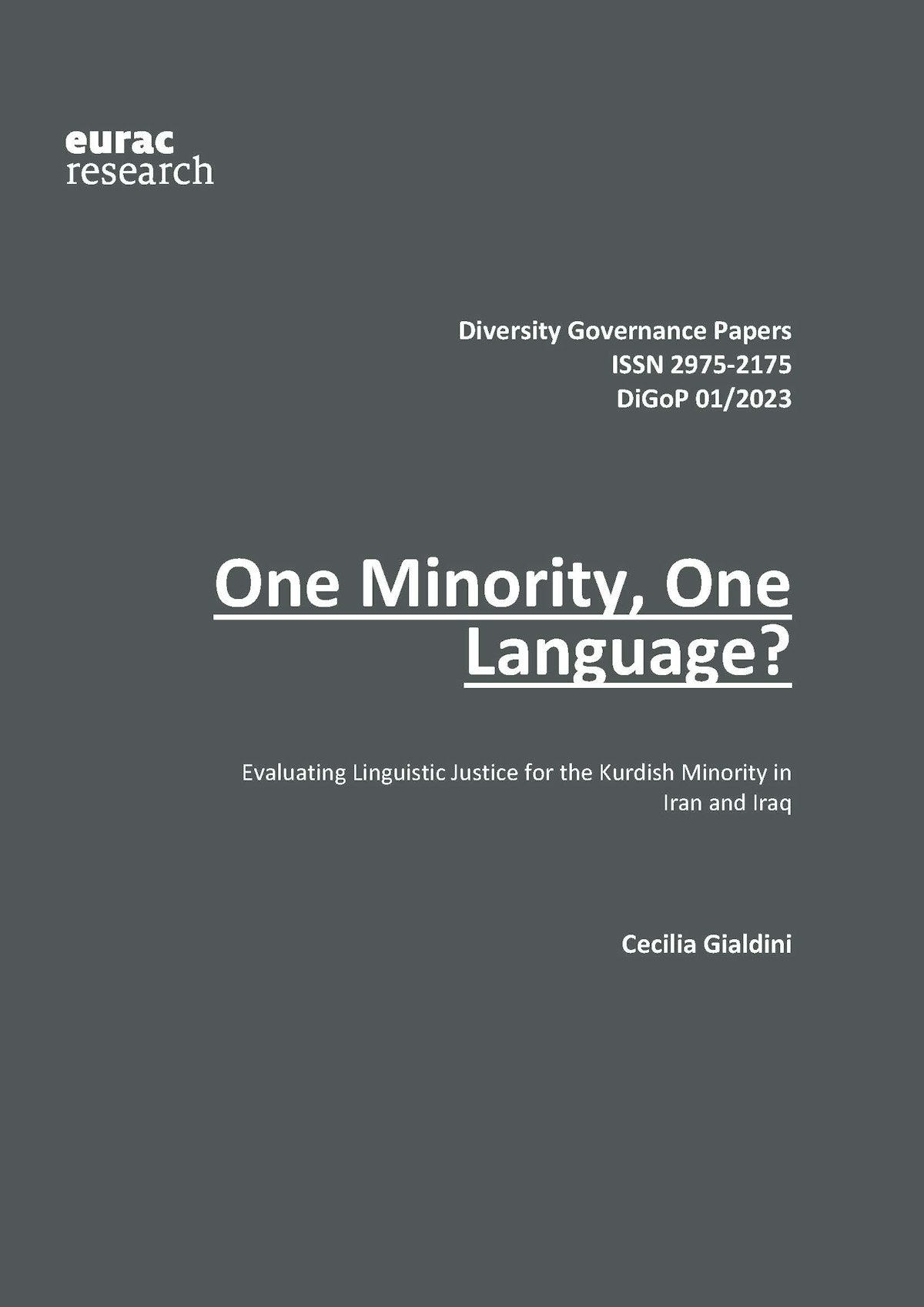 DOI - One Minority, One Language? Evaluating Linguistic Justice for the ...