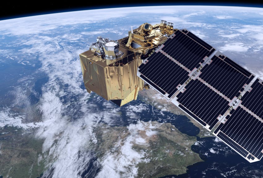 Weltraumbeobachtung der Wiesen