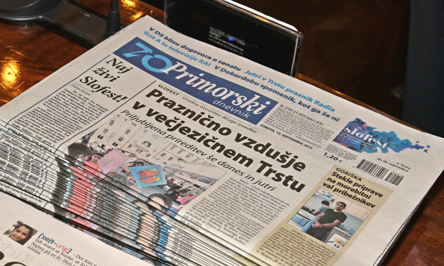 Daily newspaper of the Slovenian minority in Italy under pressure