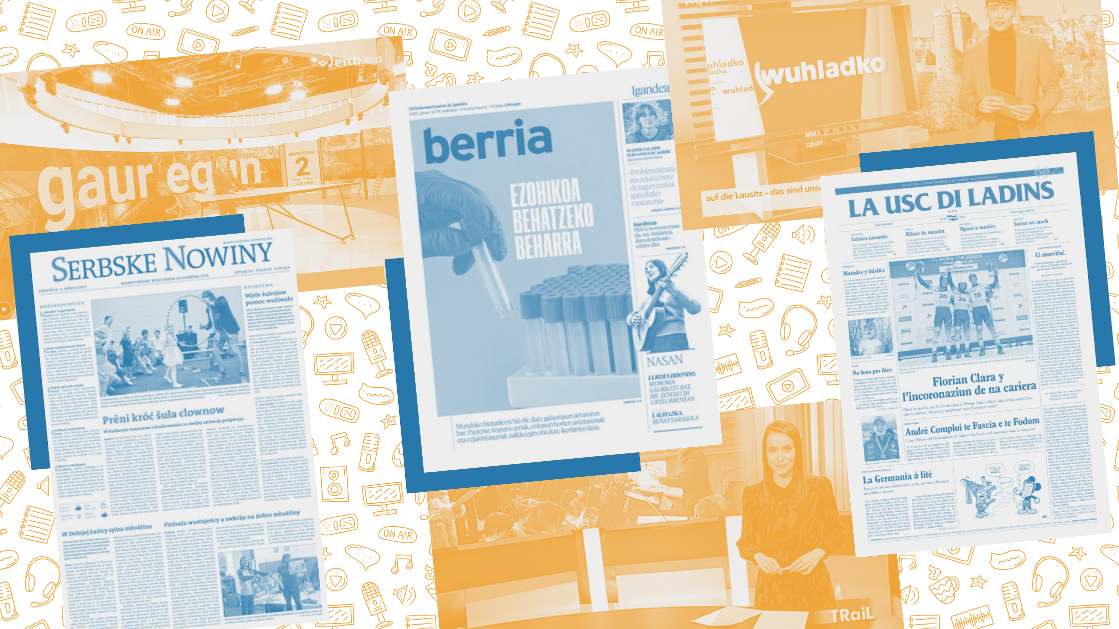 How the media in unique minority languages contribute to language maintenance