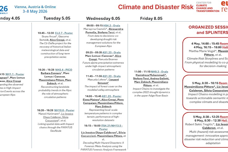 CDR at EGU 2026: presentations, sessions and contributions