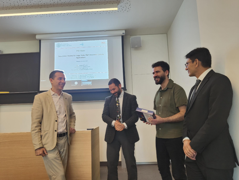 PhD title and a paper for Amir Aieb