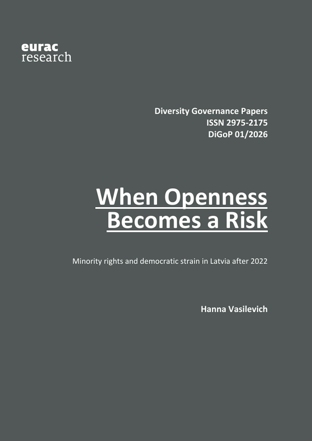 DOI - When Openness Becomes a Risk. Minority rights and democratic ...