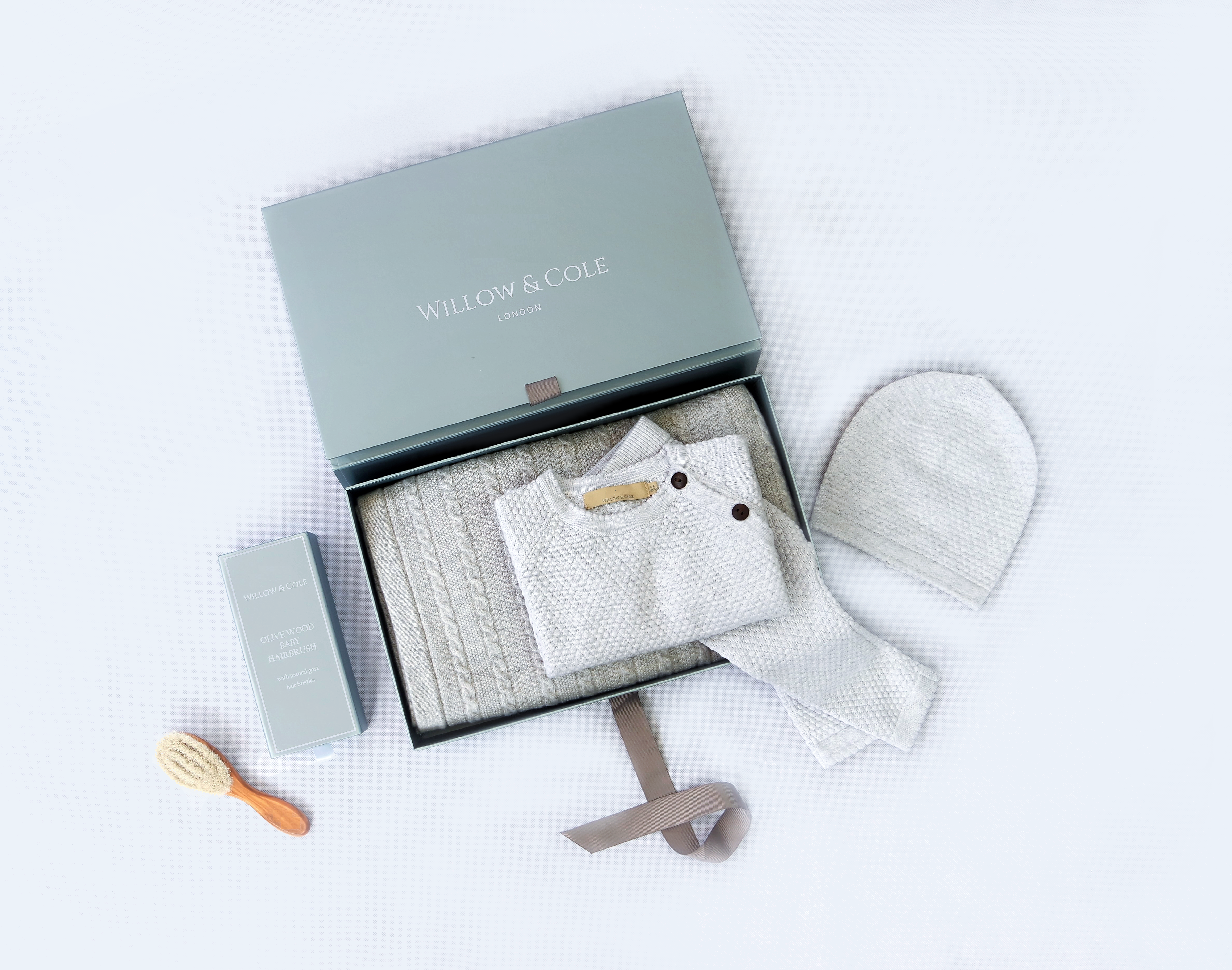 Luxury newborn baby gifts from Willow and Cole.