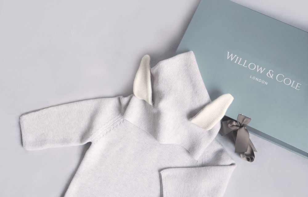 Newborn baby bunnyear top hoodie jumper