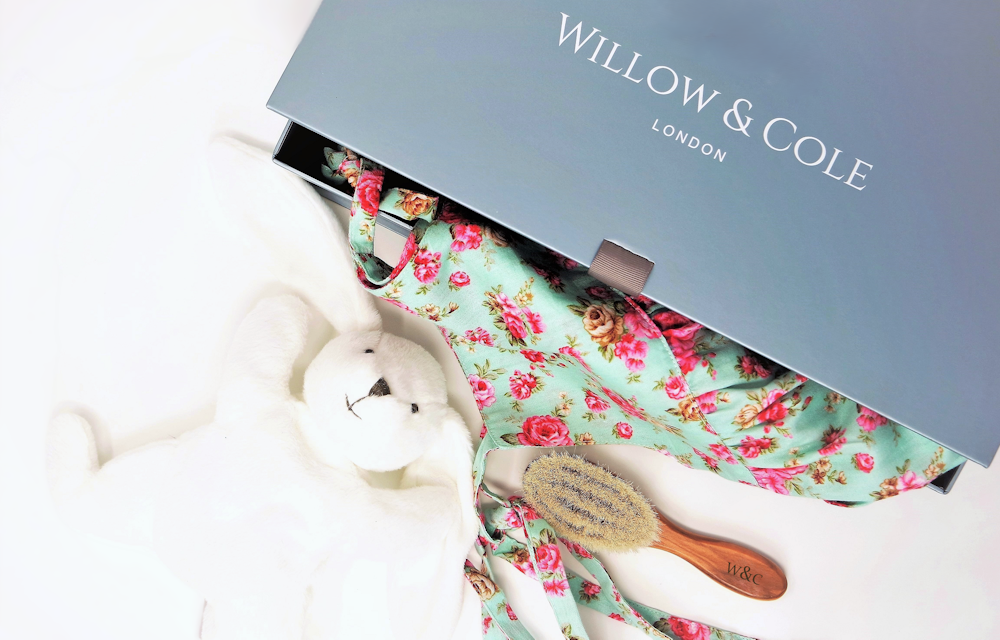 Newborn baby girl floral Amelia Blossom soft toy gift set