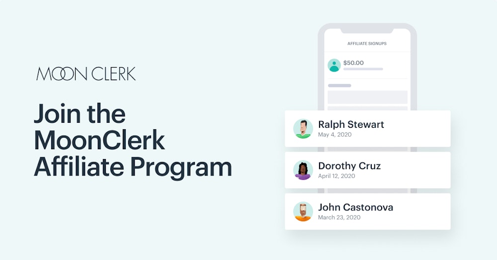 MoonClerk Affiliate Program MoonClerk