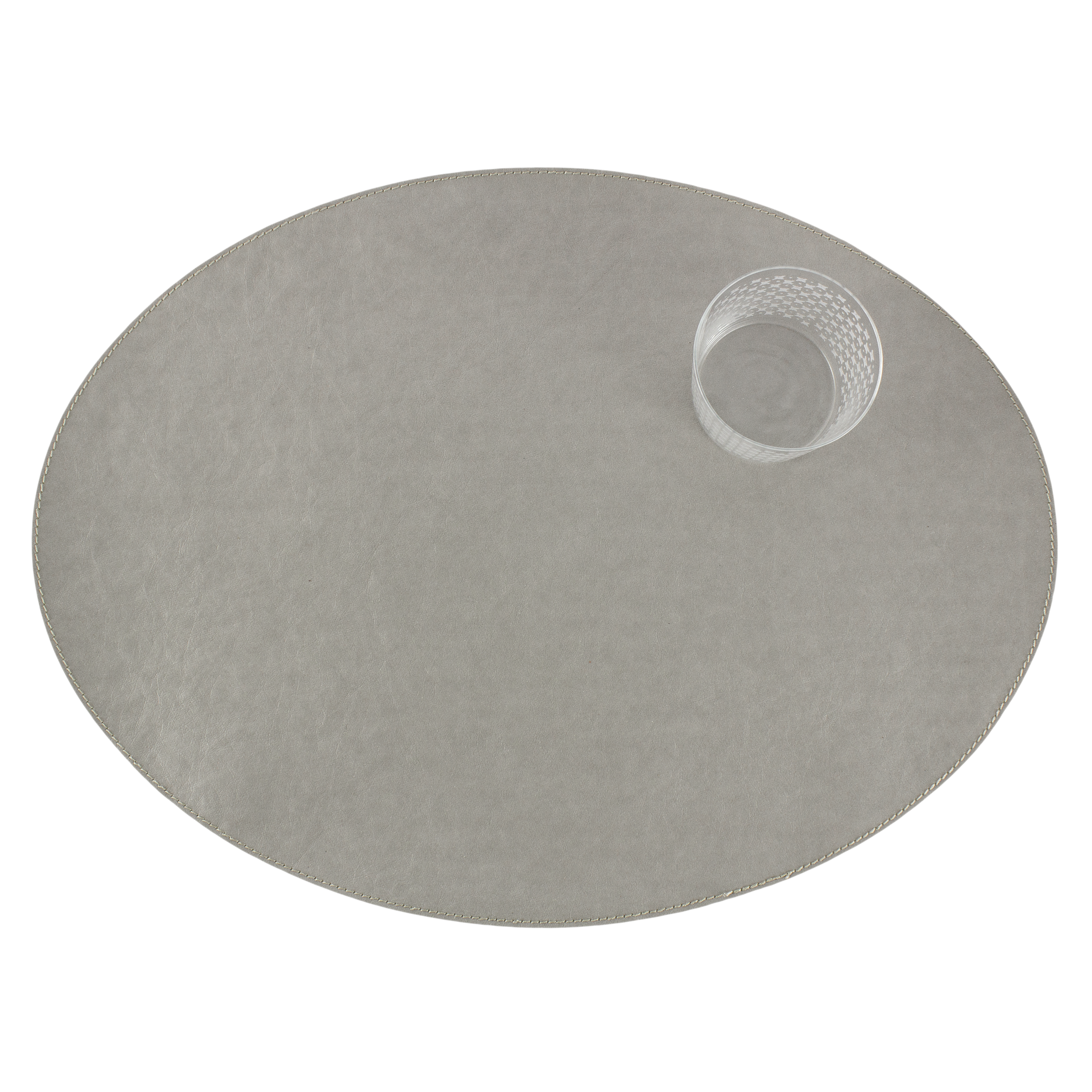 UASHMAMA Placemat Oval Tec Grey