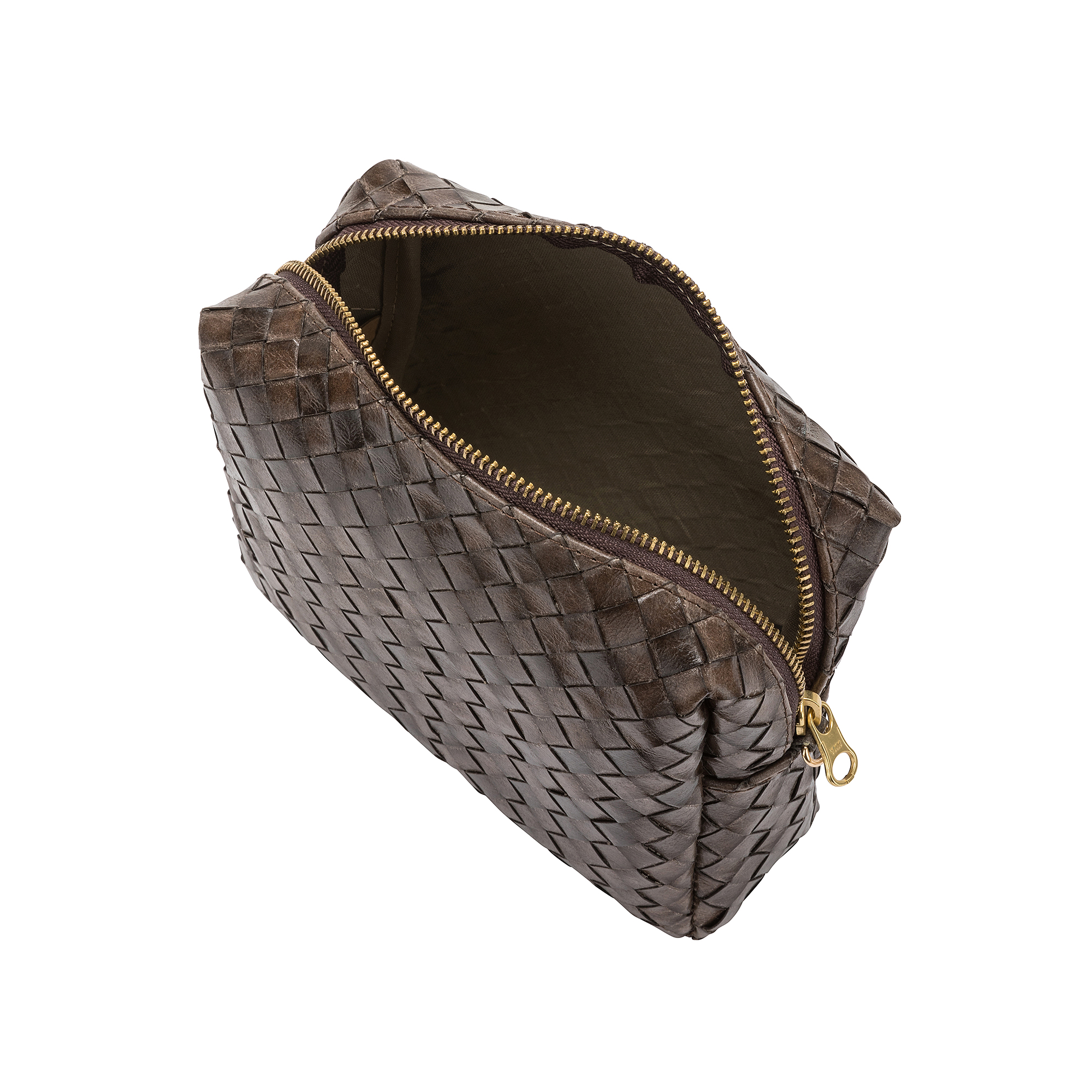 UASHMAMA Tracolla Intrecciata Caffé