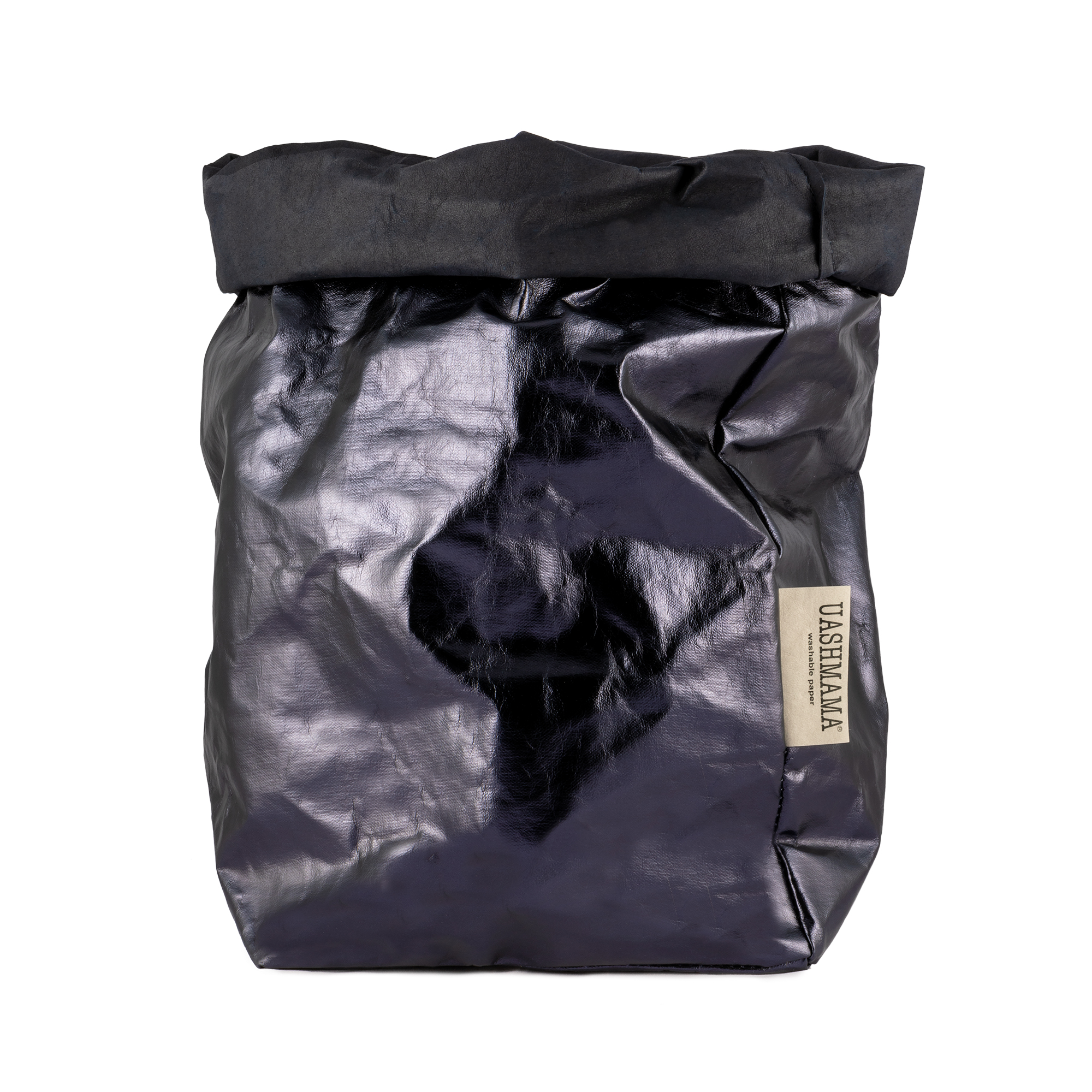 uashmama ペーパーバッグ　ブラック　GIGANTEサイズ Paper Bag EXTRA LARGE | Uashmama