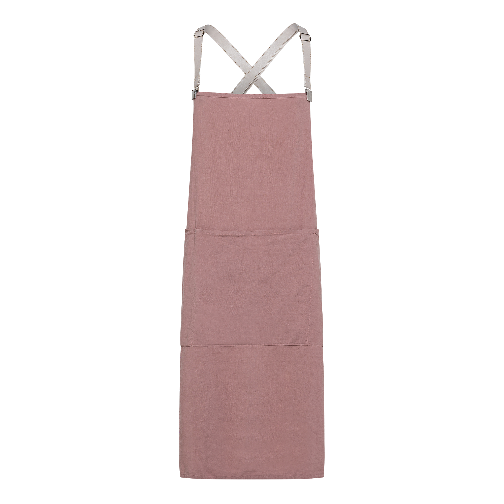 UASHMAMA Linen Apron Quarzo