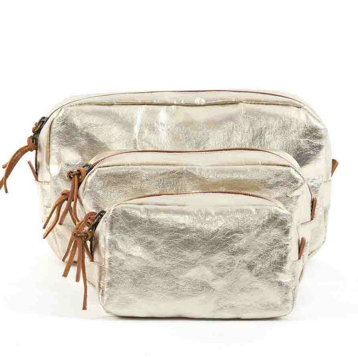 Beauty Case Large Metallic Metallic Platino UASHMAMA Beauty Case Large Metallic Metallic Platino