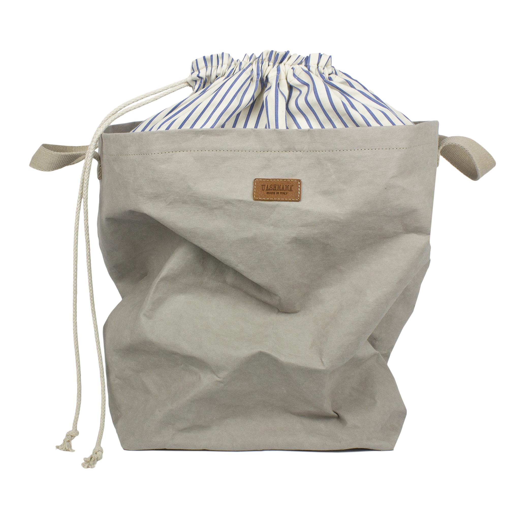 UASHMAMA Positano Laundry Striped Cotton Grey