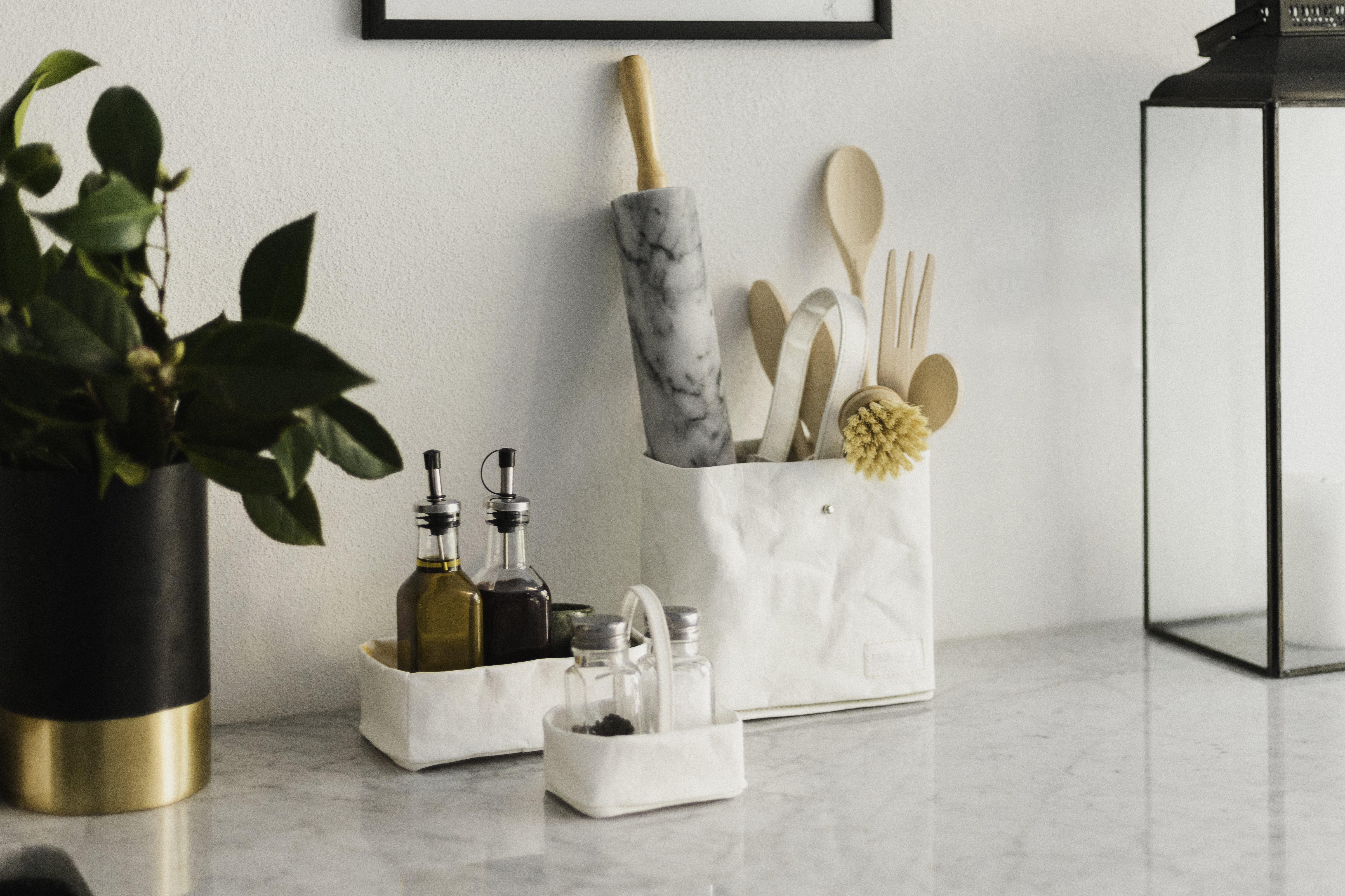 OIL & VINEGAR AND SALT & PEPPER FOR A TABLE EMBELLISHED BY UASHMAMA 