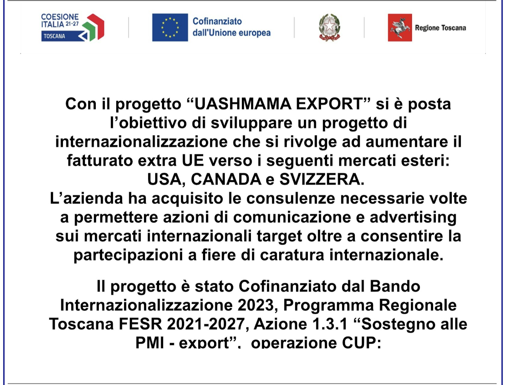 Bando Internazionalizzazione 2023