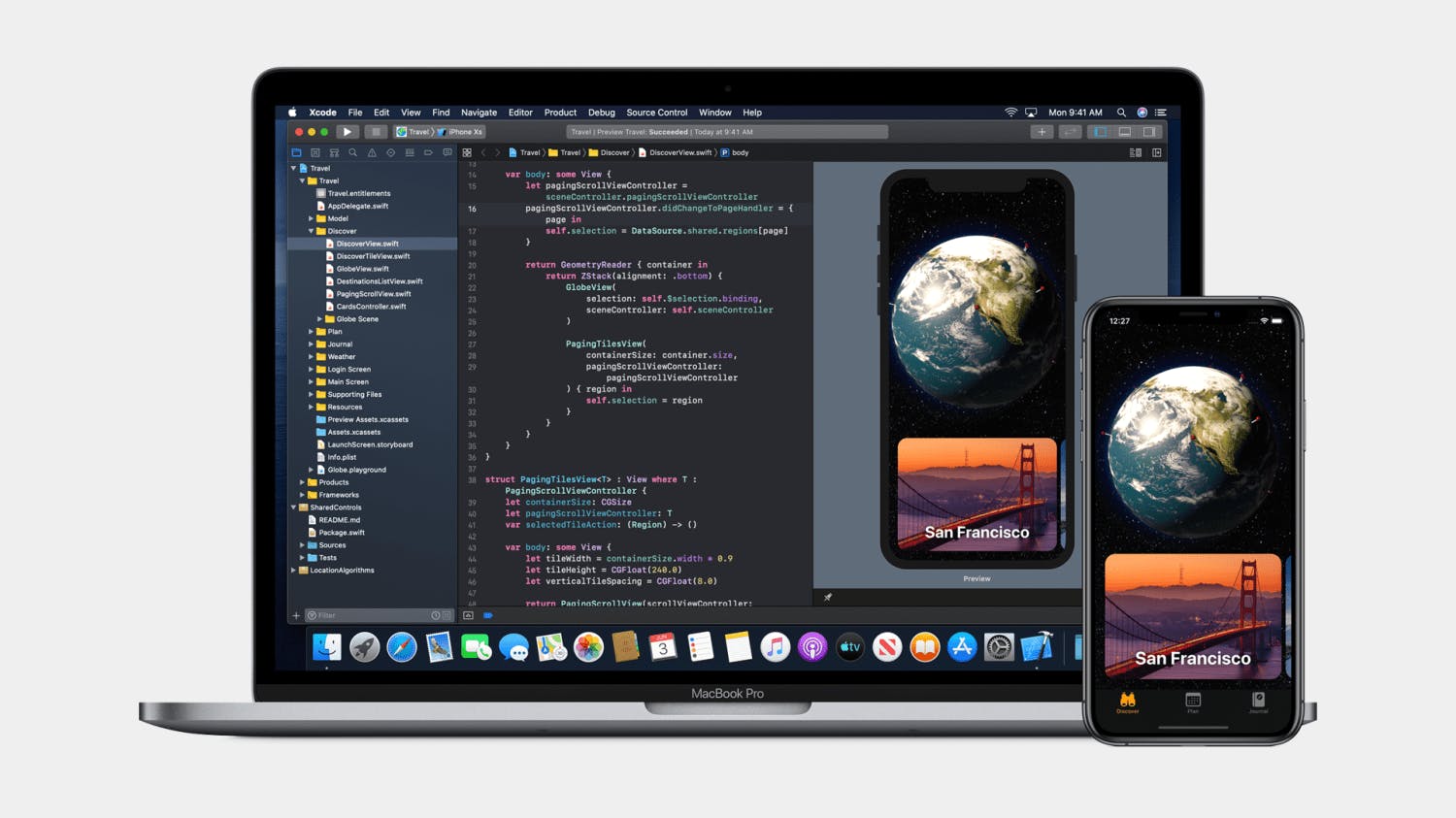 Xcode, de ontwikkelomgeving voor iOS, iPadOS en macOS.