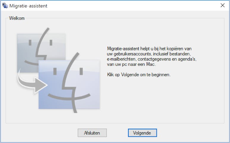 De Migratie-assistent op Windows 10