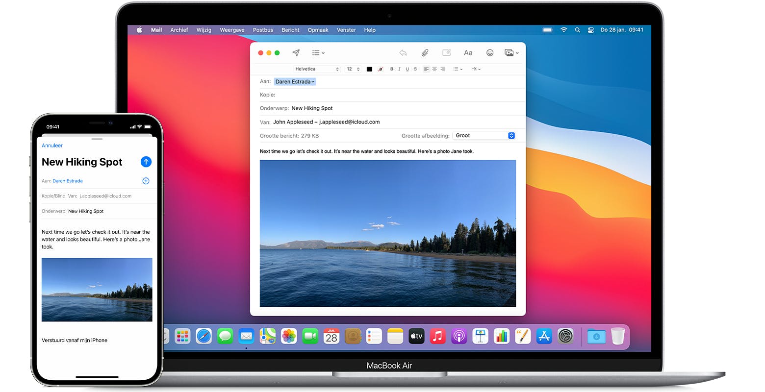 handoff tussen Mac en iPhone